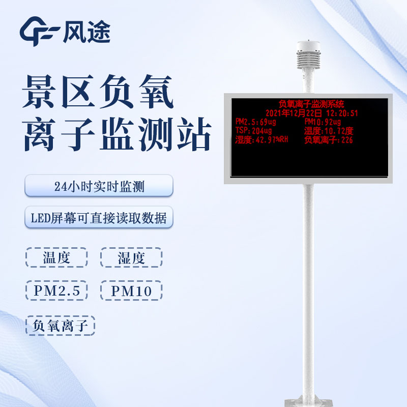 负氧离子在线监测仪：从参数监测到远程管理，多场景适配的监测设备